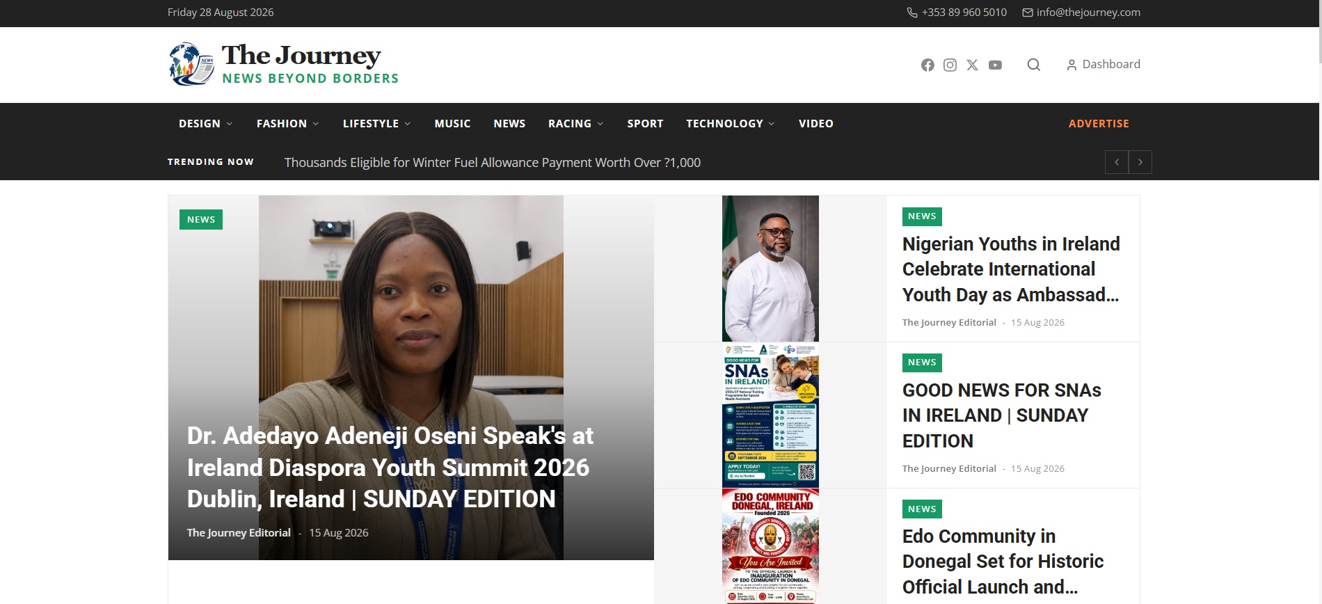 The Journey || News Beyond Borders